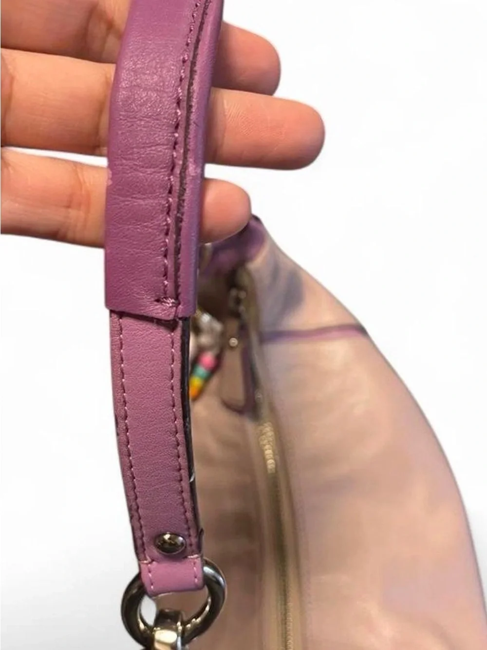 Coach Lavender Leather Shoulder Bag 💜
